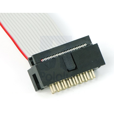 16-Conductor Ribbon Cable with IDC Connectors 20" 