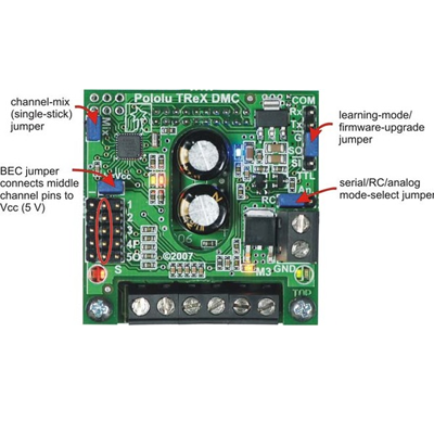 Pololu TReX Dual Motor Controller DMC01 